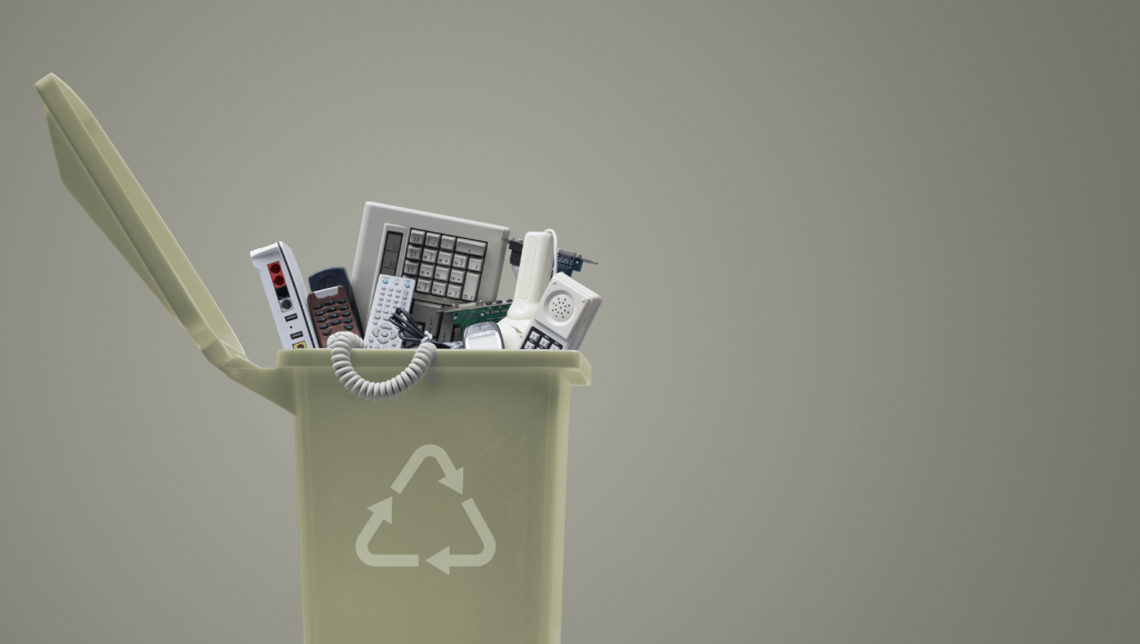 Electronics waste recycling