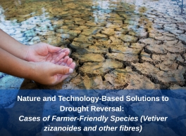 Nature and Technology-Based Solutions to Drought Reversal: Cases of Farmer-Friendly Species (Vetiver zizanoides and other fibres)